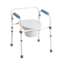 Cadeira de comodo ajustável em altura com tampo CM002